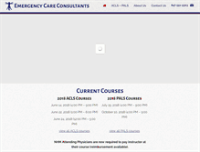 Tablet Screenshot of ercareconsultants.com